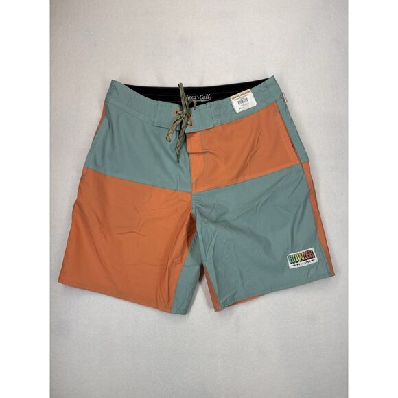 Howler Brothers Men’s Buchannon Boardshorts Aqua / Coral Size 30 NWT *READ* - Picture 1 of 6